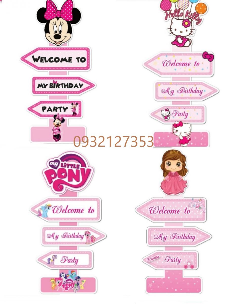 CÂY WELCOME MẪU BÉ DÂU/ PONY/ WINNE / KITTY CÂY WELCOME MẪU BÉ DÂU/ PONY/ WINNE / KITTY