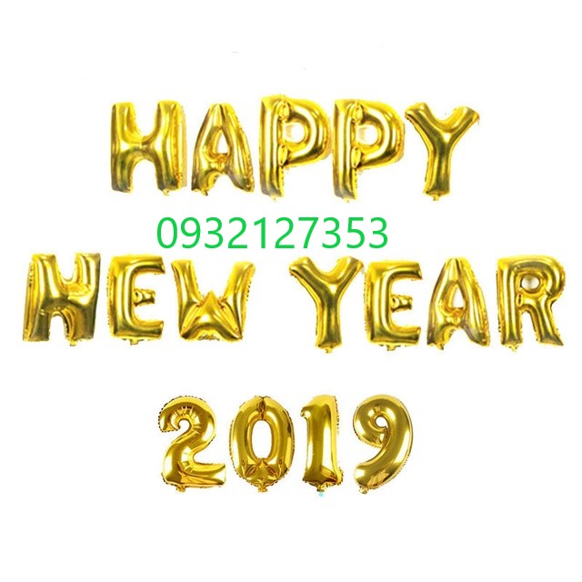 SÉT TRANG TRÍ HAPPY NEW YEAR 2019 SÉT TRANG TRÍ HAPPY NEW YEAR 2019