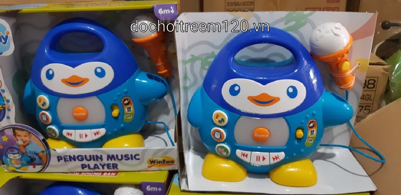 MÁY HÁT HÌNH CHIM CÁNH CỤT WINFUN VÀ MICRO CHO BÉ HÁT THEO MÁY HÁT HÌNH CHIM CÁNH CỤT WINFUN VÀ MICRO CHO BÉ HÁT THEO