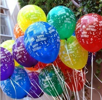 10c BÓNG CAO SU TRÒN IN CHỮ HAPPY BIRTHDAY 10c BÓNG CAO SU TRÒN IN CHỮ HAPPY BIRTHDAY