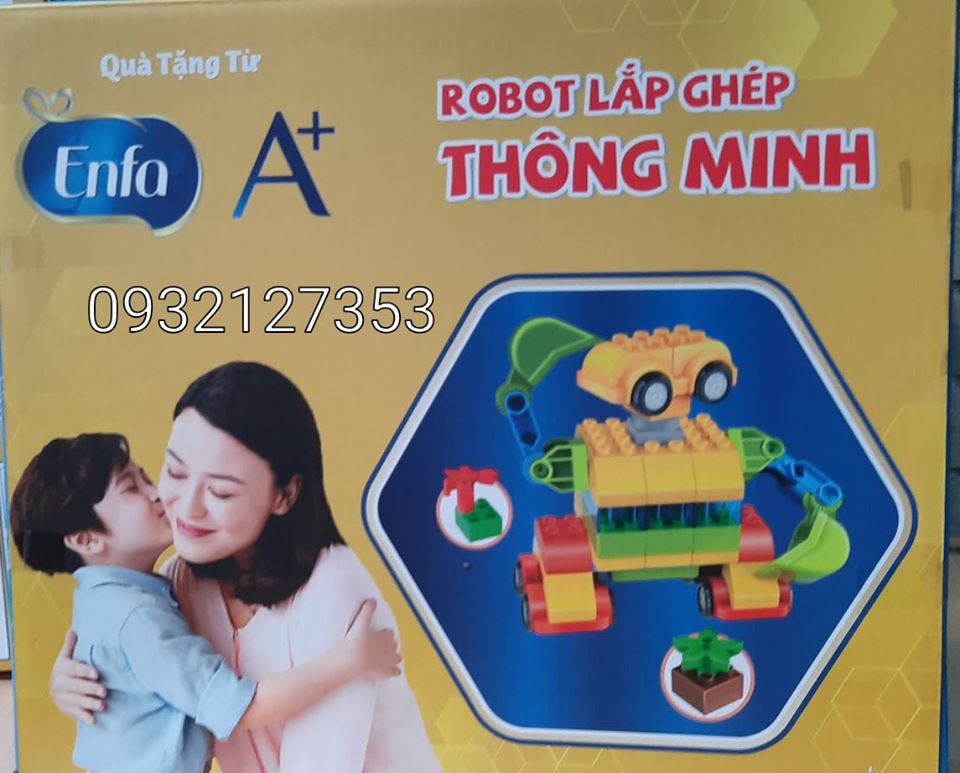 Bộ đồ chơi Lắp ráp Robot thông minh hàng quà tặng từ Enfa Bộ đồ chơi Lắp ráp Robot thông minh hàng quà tặng từ Enfa
