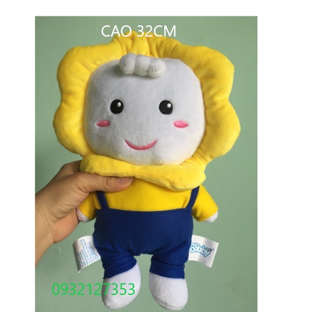 BÚP BÊ BÔNG BOBBY ÔNG MẶT TRỜI CAO 32CM BÚP BÊ BÔNG BOBBY ÔNG MẶT TRỜI CAO 32CM