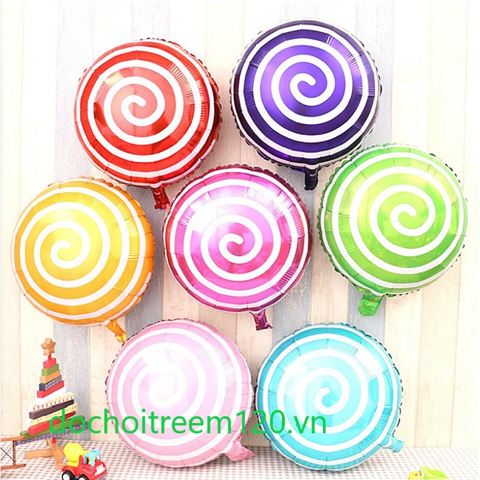 Bong bóng kiếng Kẹo tròn kt 45cm (có nhiều màu) Bong bóng kiếng Kẹo tròn kt 45cm (có nhiều màu)