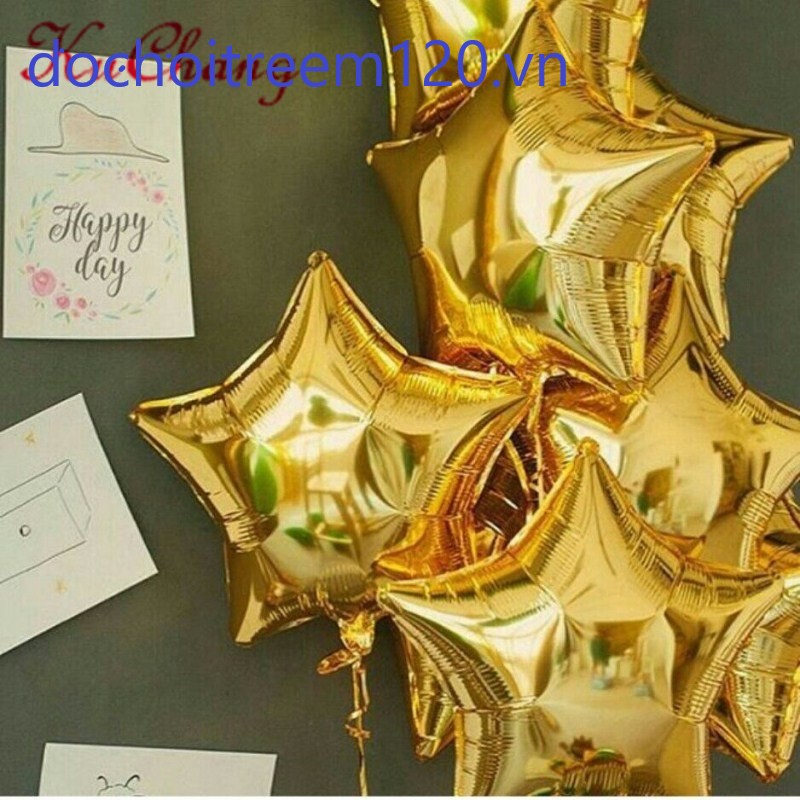 BÓNG KIẾNG HÌNH NGÔI SAO LỚN 45CM VÀNG BÓNG KIẾNG HÌNH NGÔI SAO LỚN 45CM VÀNG