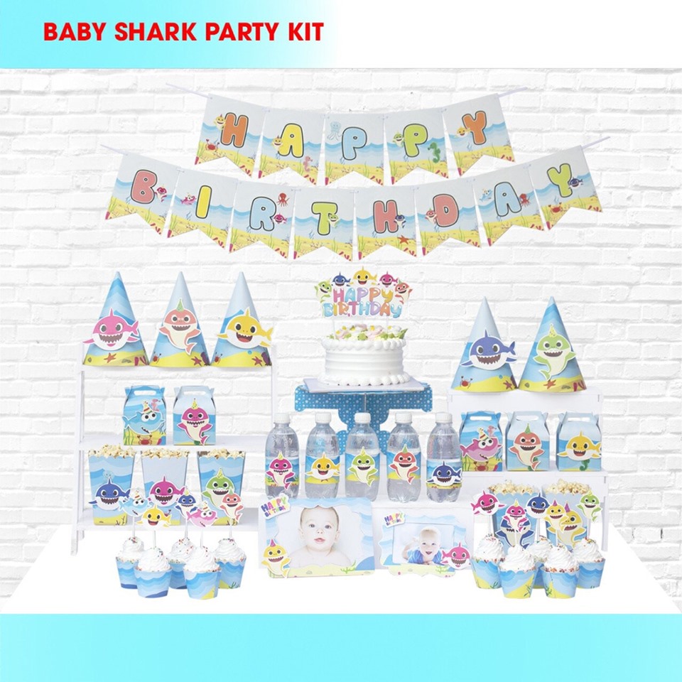 SÉT ĐỂ BÀN CHỦ ĐỀ HÌNH BABY SHARK SÉT ĐỂ BÀN CHỦ ĐỀ HÌNH BABY SHARK