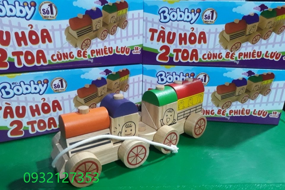 ĐỒ CHƠI LẮP GHÉP XE LỬA BẰNG GỖ BOBBY ĐỒ CHƠI LẮP GHÉP XE LỬA BẰNG GỖ BOBBY