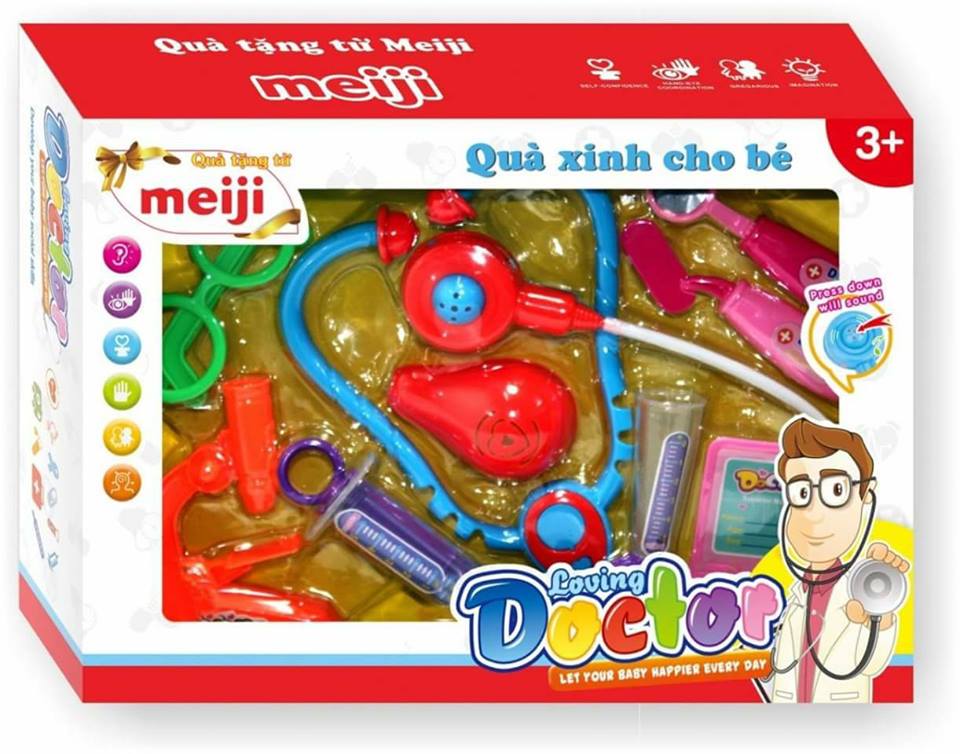 BỘ ĐỒ CHƠI BÁC SĨ BẰNG NHỰA MEJI BỘ ĐỒ CHƠI BÁC SĨ BẰNG NHỰA MEJI