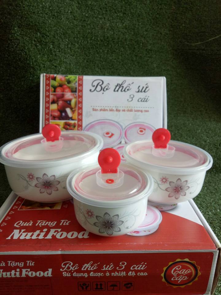 THỐ SỨ NUTI 3 CÁI THỐ SỨ NUTI 3 CÁI