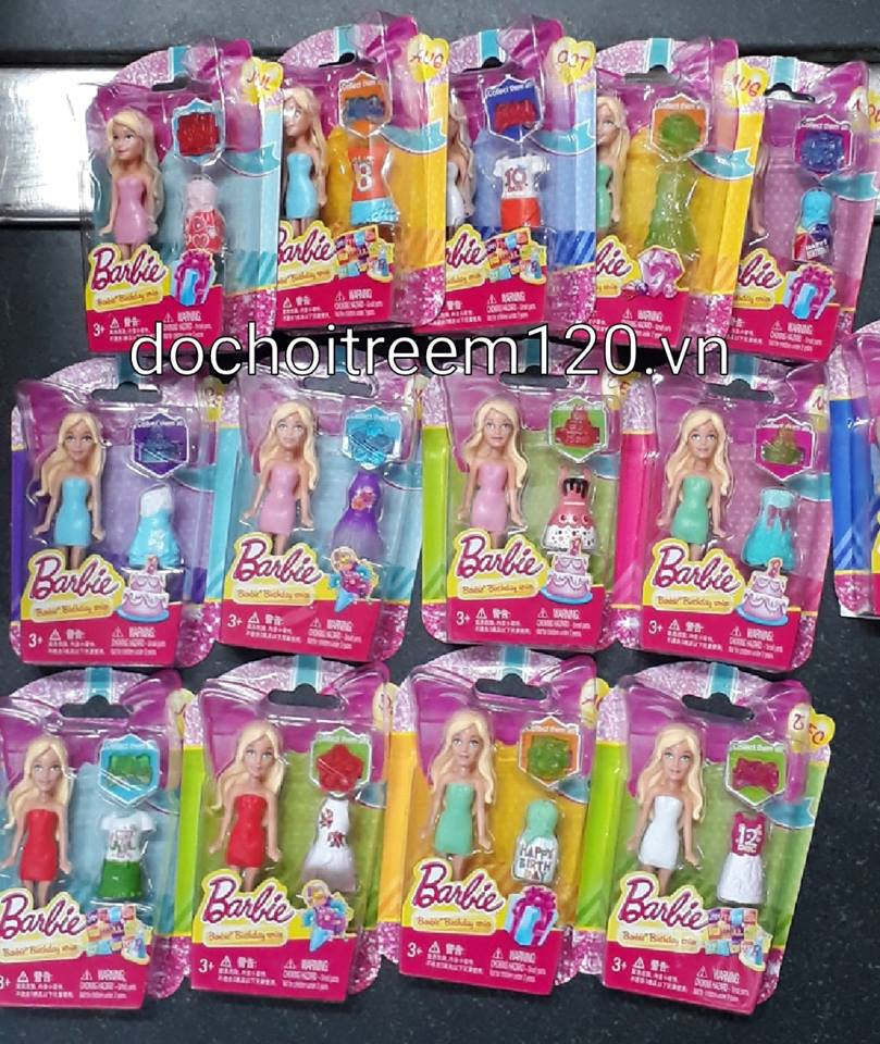 BÚP BÊ BARBIE BẰNG NHỰA CAO 12CM BÚP BÊ BARBIE BẰNG NHỰA CAO 12CM
