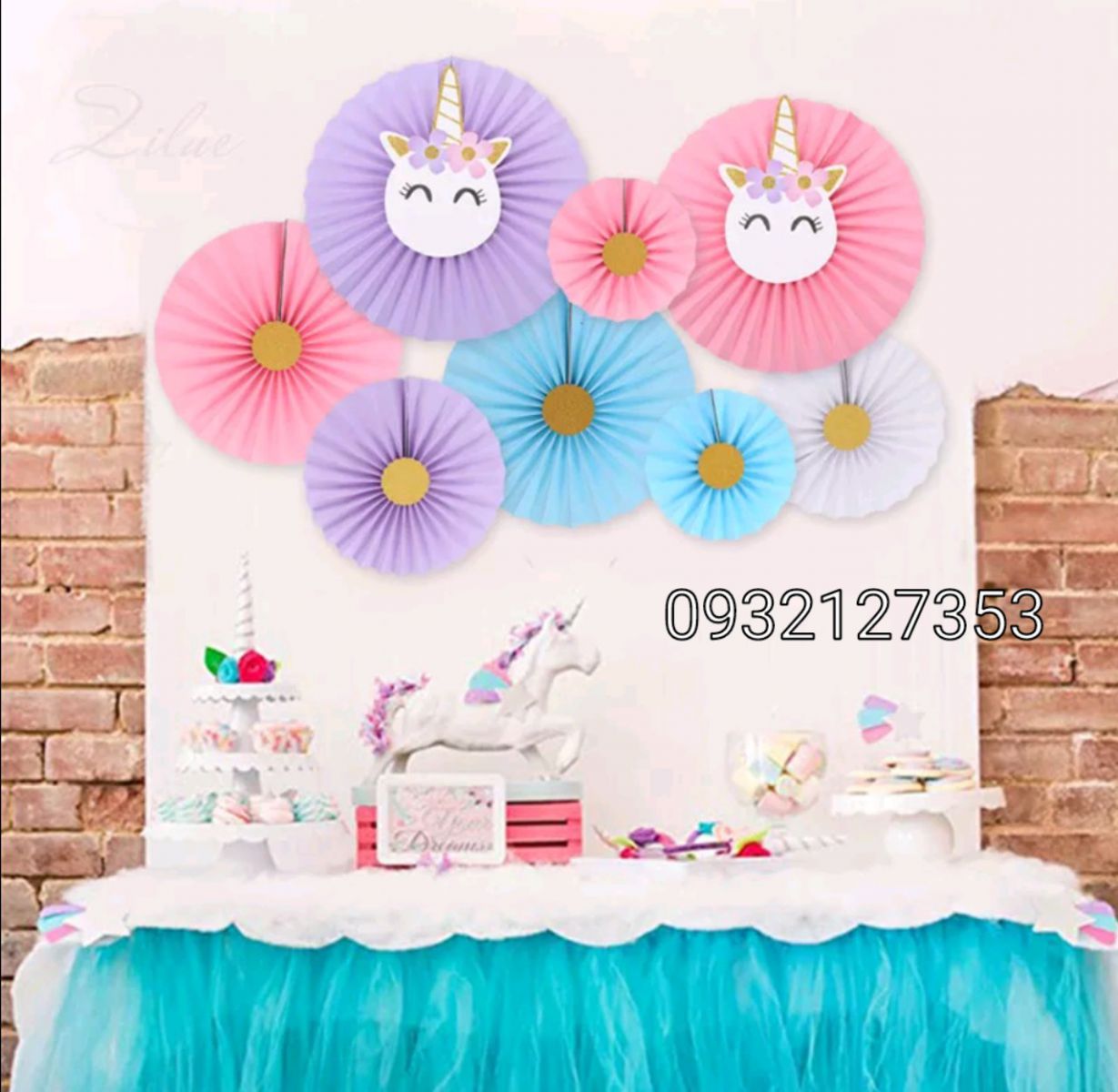 QUẠT GIẤY XẾP TRANG TRÍ BỘ 8 CÁI HÌNH NGỰA UNICORN QUẠT GIẤY XẾP TRANG TRÍ BỘ 8 CÁI HÌNH NGỰA UNICORN