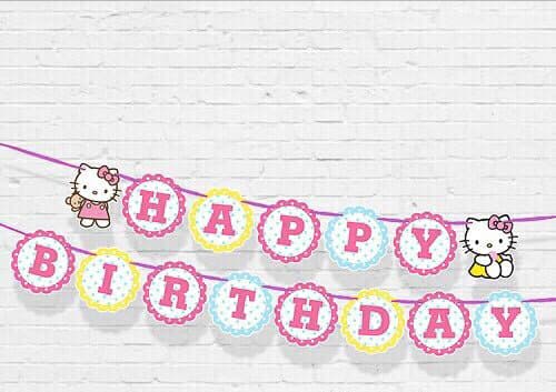 DÂY HAPPY BIRTHDAY CHỦ ĐỀ KITTY BẰNG GIẤY DÀI 2M DÂY HAPPY BIRTHDAY CHỦ ĐỀ KITTY BẰNG GIẤY DÀI 2M
