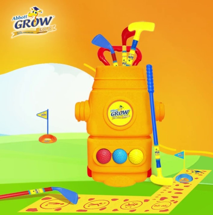 ĐỒ CHƠI GOLF LỚN CHO BÉ HÀNG QUÀ TẶNG TỪ GROW kT thùng đựng: 60 x 36 x 25 ĐỒ CHƠI GOLF LỚN CHO BÉ HÀNG QUÀ TẶNG TỪ GROW kT thùng đựng: 60 x 36 x 25