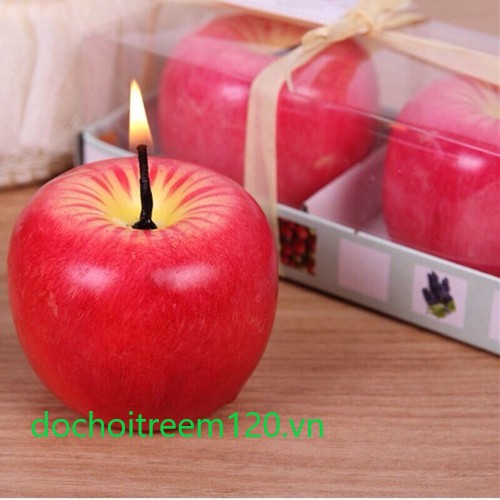 NẾN HÌNH TRÁI TÁO 6CM NẾN HÌNH TRÁI TÁO 6CM