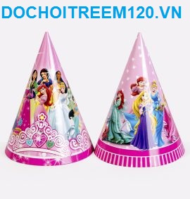 SET 6 NÓN SINH NHẬT CÔNG CHÚA SET 6 NÓN SINH NHẬT CÔNG CHÚA