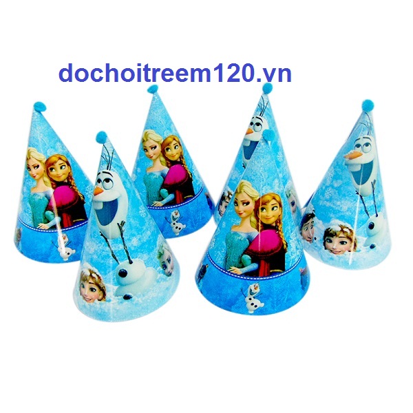 Set 6 nón sinh nhật Frozen Set 6 nón sinh nhật Frozen