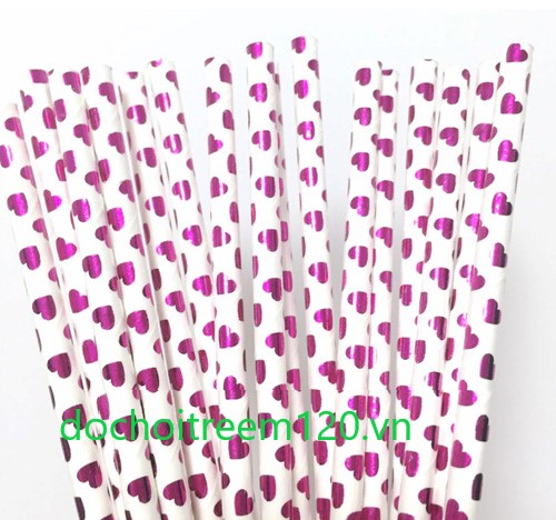 ỐNG HÚT GIẤY MÀU TÍM ÁNH KIM ỐNG HÚT GIẤY MÀU TÍM ÁNH KIM