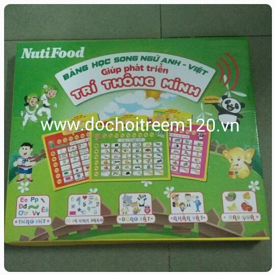 Bảng học song ngữ Anh-Việt Nuti Bảng học song ngữ Anh-Việt Nuti