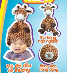 Thú bông thông minh 3 in 1 Mamy Poko (voi, sư tử, ) Thú bông thông minh 3 in 1 Mamy Poko (voi, sư tử, )