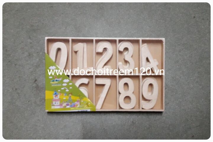 Hộp chữ số bằng gỗ Hộp chữ số bằng gỗ