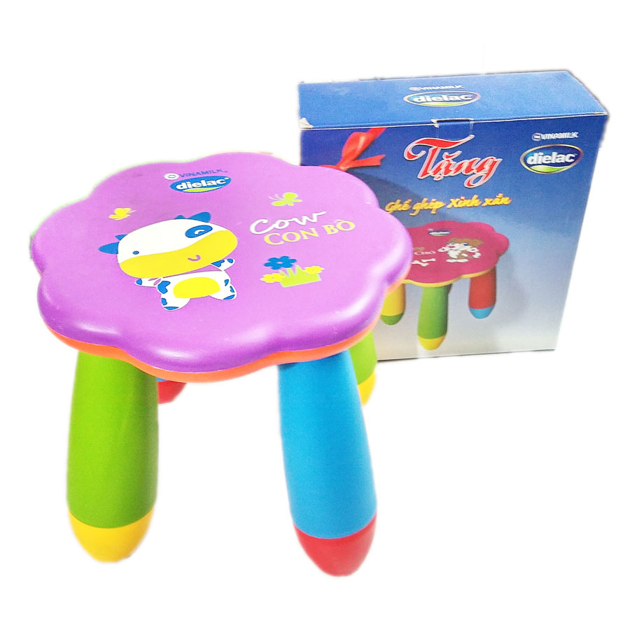 Ghế nhựa ghép hình thú Dielac Ghế nhựa ghép hình thú Dielac
