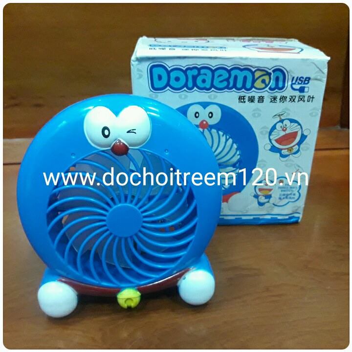Quạt pin mini Doraemon để bàn Quạt pin mini Doraemon để bàn