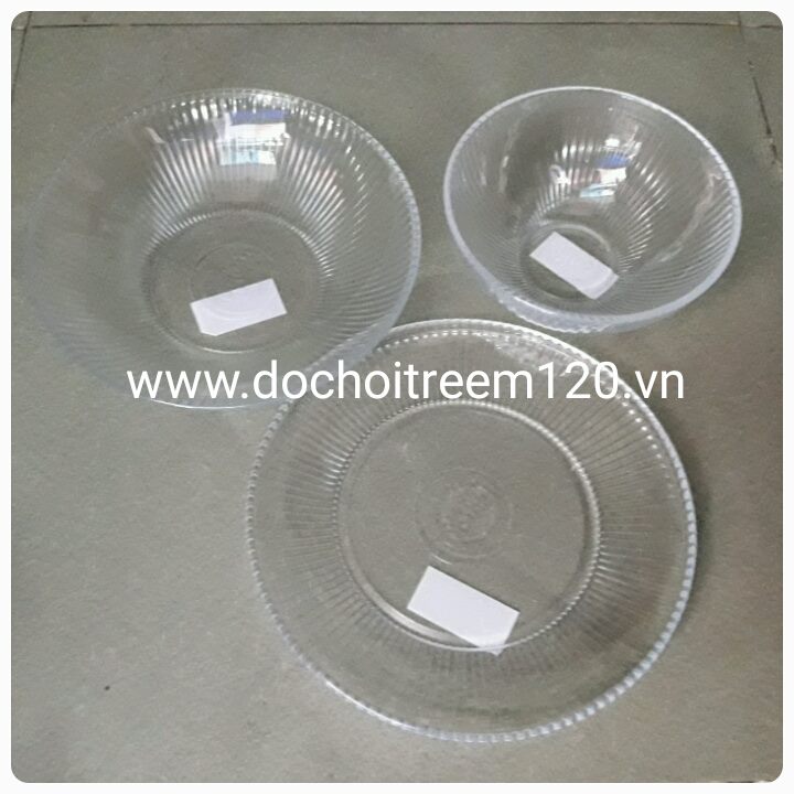 Set 3 món thủy tinh Dutch Lady Set 3 món thủy tinh Dutch Lady