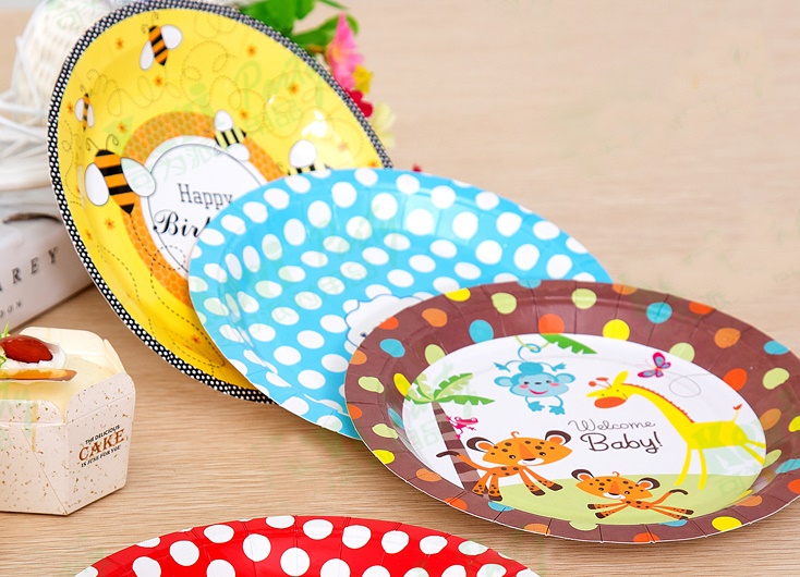 DĨA GIẤY TRÒN 1 SÉT 6 CÁI 18cm DĨA GIẤY TRÒN 1 SÉT 6 CÁI 18cm