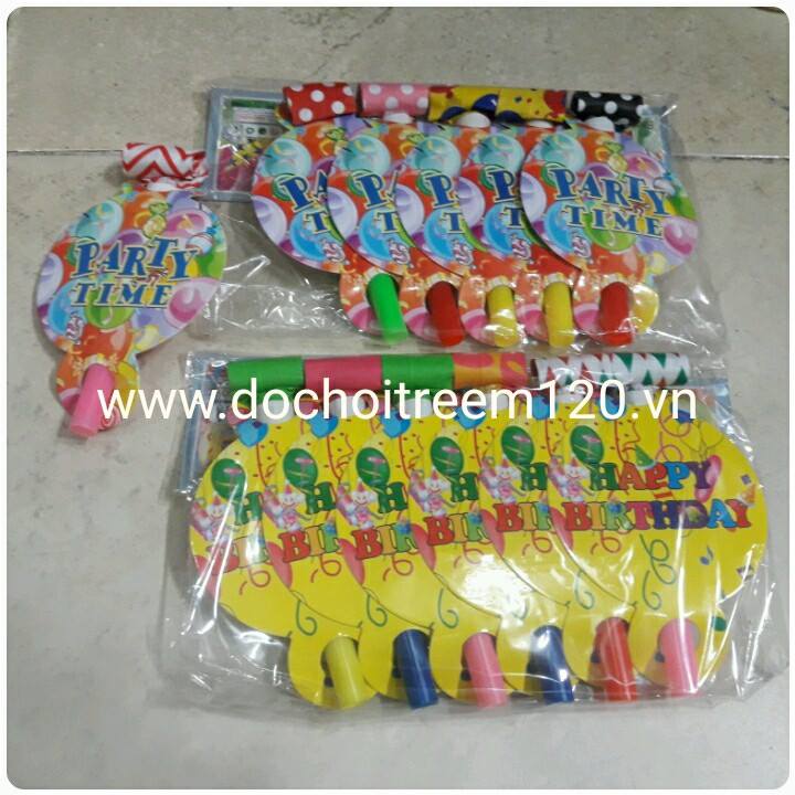 Set 6 cái kèn le lưỡi (có nhiều mẫu) Set 6 cái kèn le lưỡi (có nhiều mẫu)