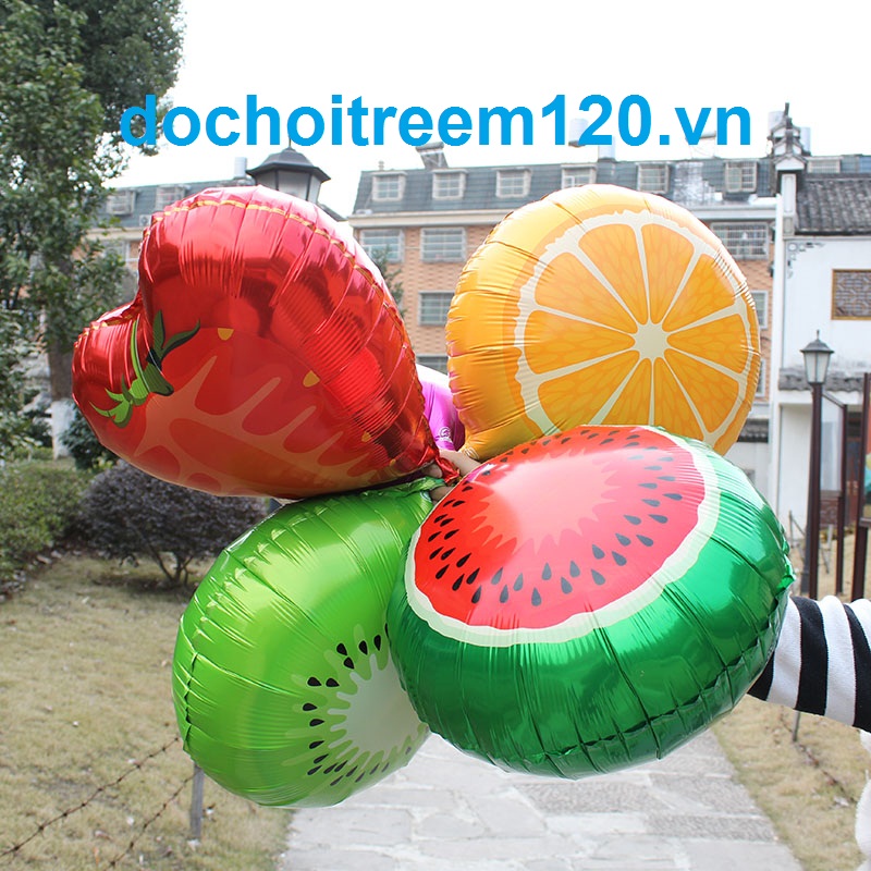 Bong bóng kiếng hình trái cây 45cm (có nhiều mẫu) 1 cái Bong bóng kiếng hình trái cây 45cm (có nhiều mẫu) 1 cái