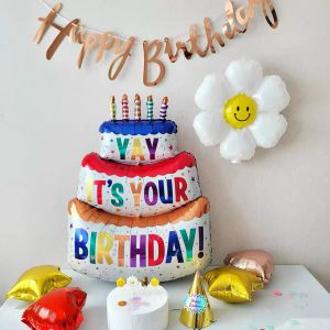 Bóng kiếng hình Bánh Kem bigsize 102cm