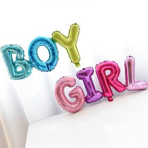 Bóng kiếng chữ GIRL/BOY liền 80cm