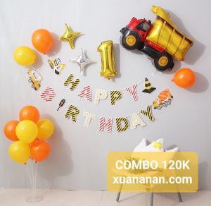 Combo trang trí sinh nhật Phương tiện giao thông | 120K