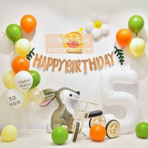 Combo trang trí sinh nhật kiểu HQ [154K]