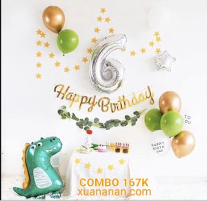 Combo trang trí sinh nhật kiểu HQ [167K]