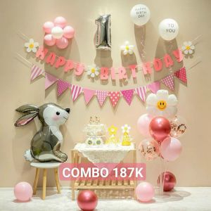 Combo trang trí sinh nhật kiểu HQ [187K]