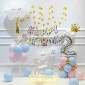 Combo trang trí sinh nhật kiểu HQ [204K]