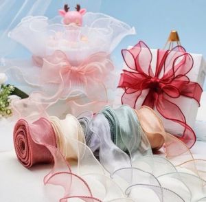 Cuộn ruybang voan thắt nơ 9m (có nhiều màu)