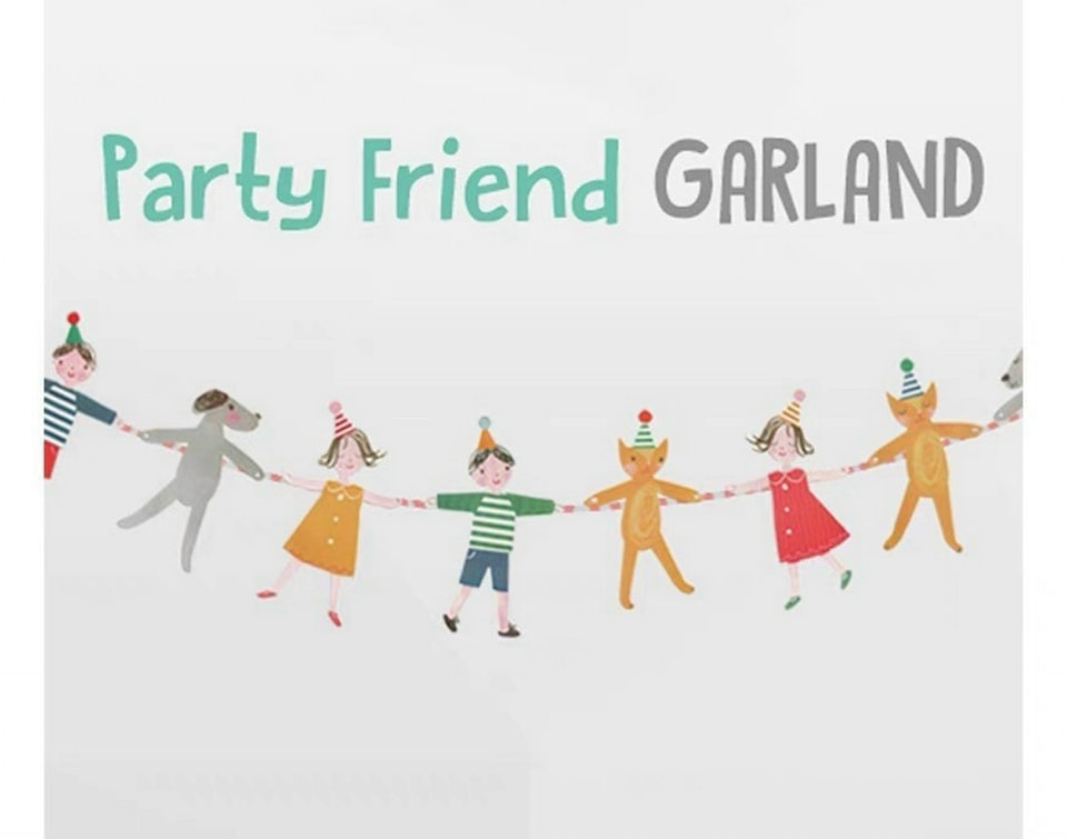Dây hình party friend garland