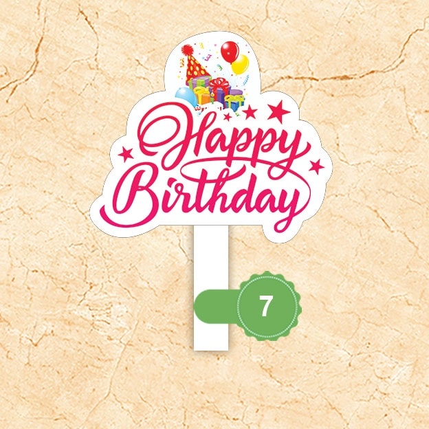 Hastag sinh nhật (có nhiều mẫu)