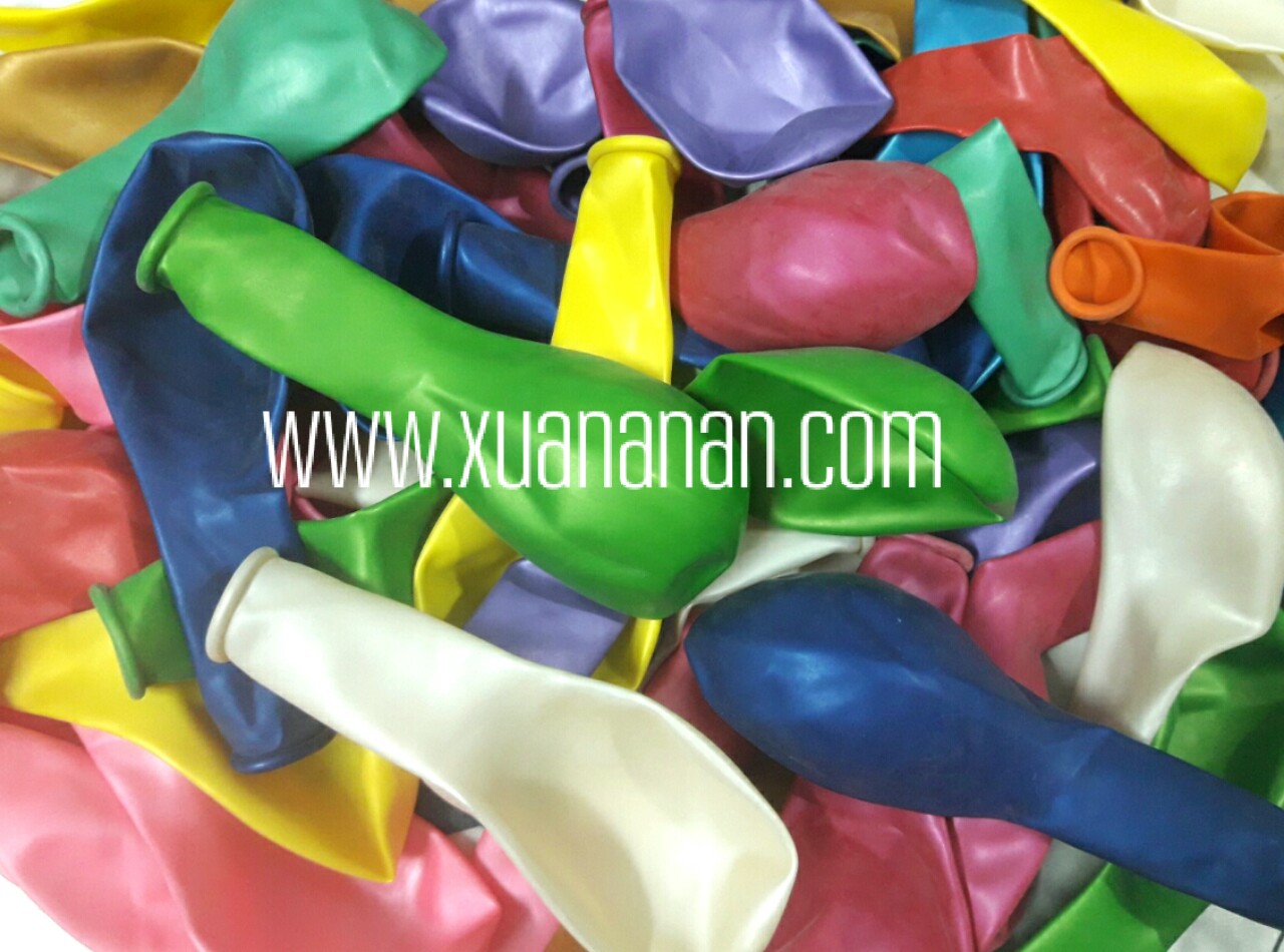 Bịch 50 bong bóng tròn nhũ Thái 25cm (có đủ màu) Bịch 50 bong bóng tròn nhũ Thái 25cm (có đủ màu)