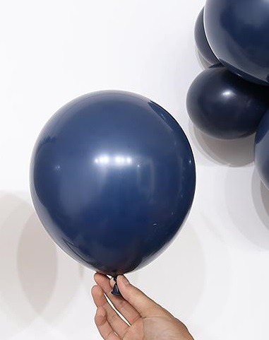Bịch 50 bong bóng tròn màu xanh Navy 25cm Bịch 50 bong bóng tròn màu xanh Navy 25cm