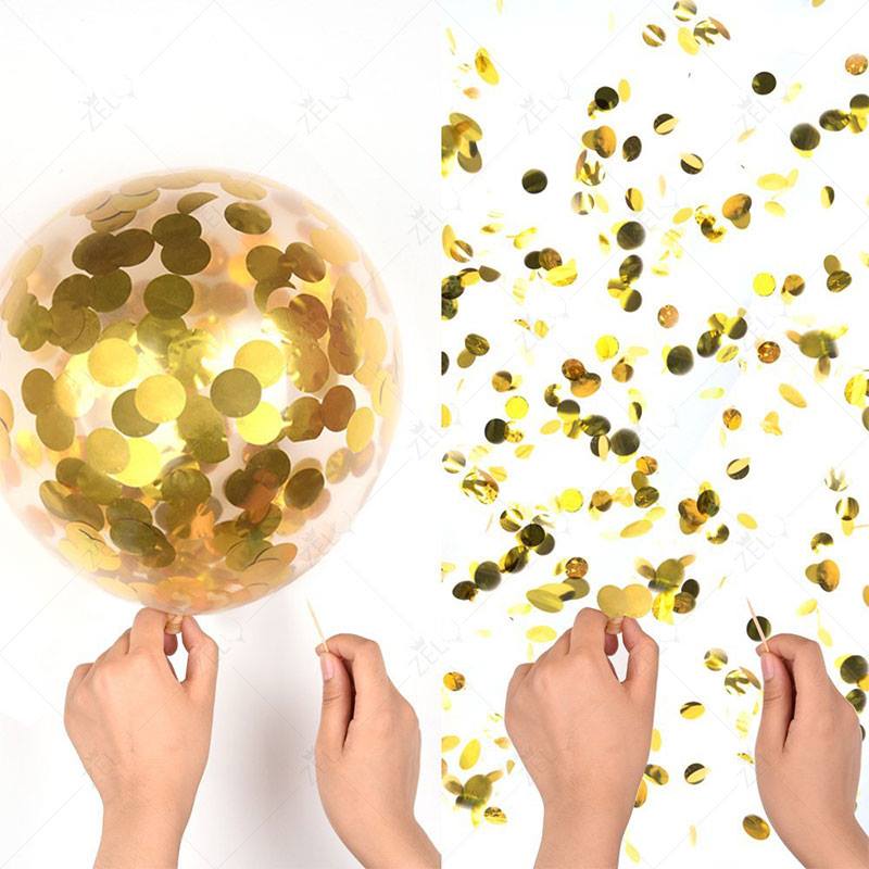 Kim tuyến tròn trang trí bong bóng trong suốt 30gr (có 3 màu) Kim tuyến tròn trang trí bong bóng trong suốt 30gr (có 3 màu)