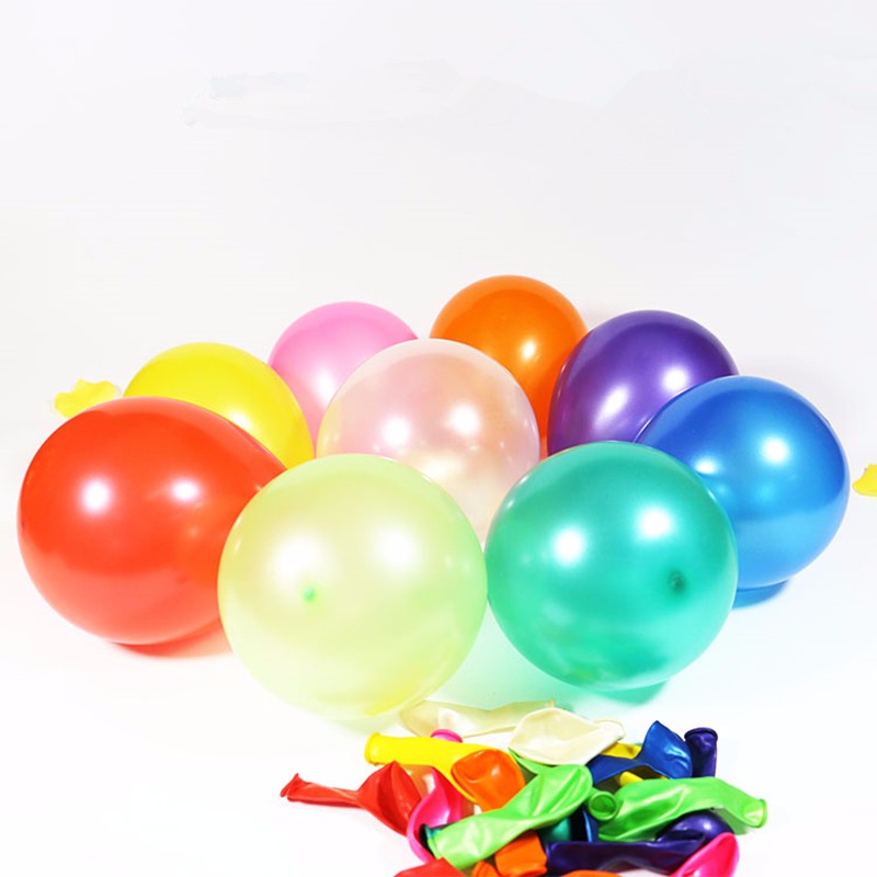 Bịch 50 cái bong bóng tròn nhũ mini 13cm (có nhiều màu) Bịch 50 cái bong bóng tròn nhũ mini 13cm (có nhiều màu)