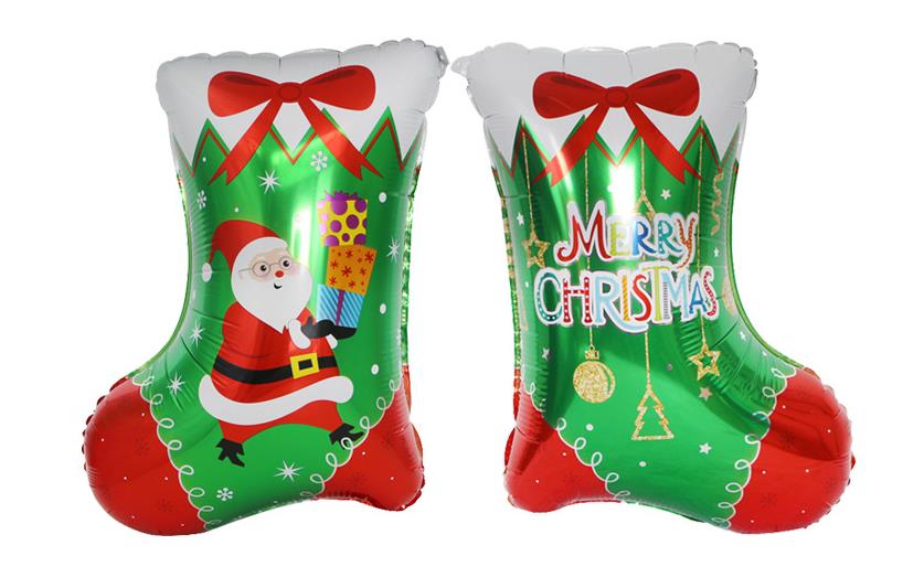 Bong bóng kiếng Chiếc Ủng ông già Noel 62cm Bong bóng kiếng Chiếc Ủng ông già Noel 62cm