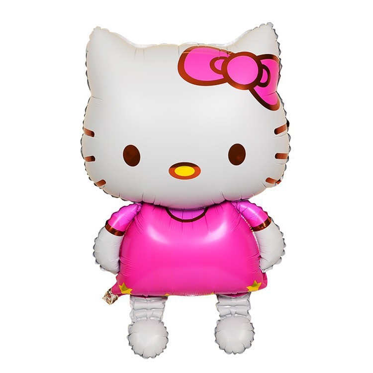 Bong bóng kiếng hình Hello Kitty 77cm Bong bóng kiếng hình Hello Kitty 77cm