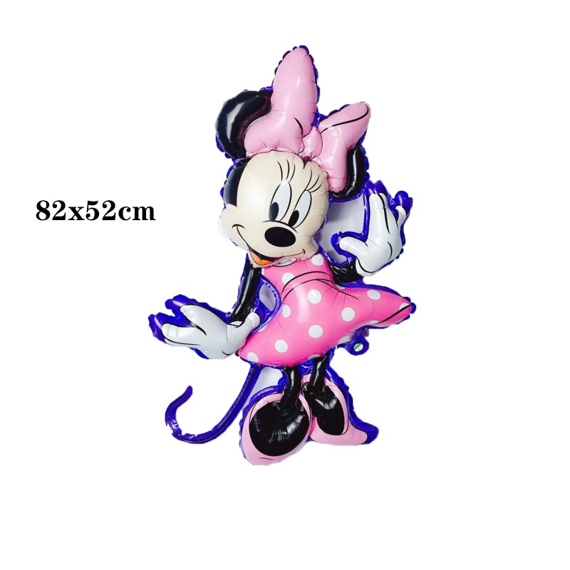 Bong bóng kiếng Minnie viền tím 82cm Bong bóng kiếng Minnie viền tím 82cm