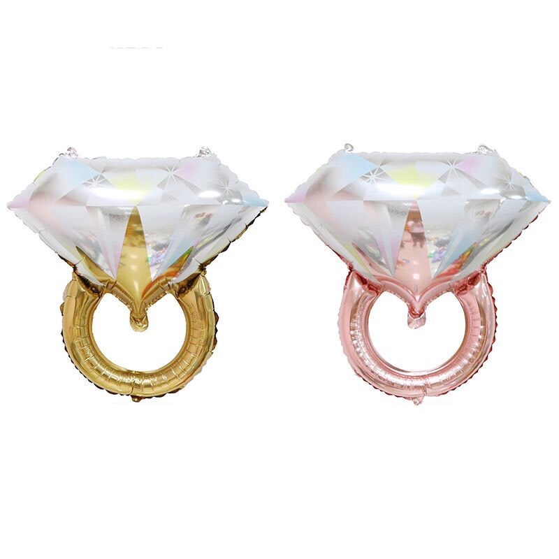 Bong bóng kiếng hình nhẫn kim cương lớn (2 màu)