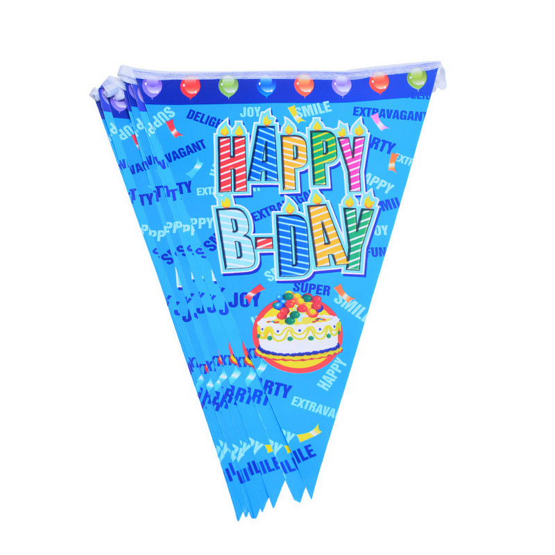 Dây cờ Happy B-day xanh Dây cờ Happy B-day xanh