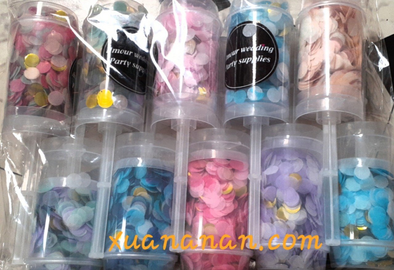 Pháo giấy không tiếng Push-Pop Confetti Pháo giấy không tiếng Push-Pop Confetti